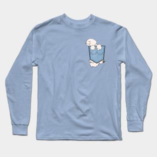 Dog in Pocket Long Sleeve T-Shirt